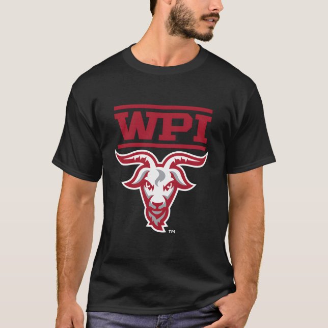 Wpi Ingenjör Mascot Heather Grått T Shirt (Framsida)