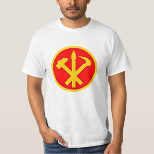 WPK-arbetarparty av den Korea DPRK Nordkorea T Shirt