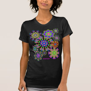WQ Kaleidoscope Collage Women's Shirt Shor Sleeves T Shirt