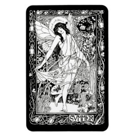WQ MAGNET: Art nouveau Fairy Magnet