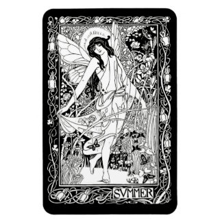 WQ MAGNET: Art nouveau Fairy Magnet