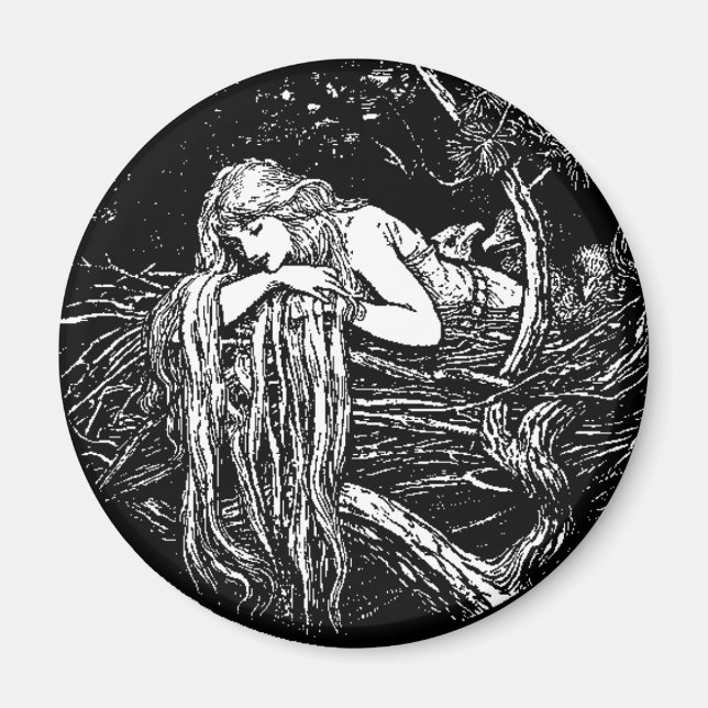 WQ MAGNET: Long-HED Maiden Magnet (Framsidan)