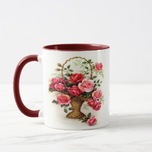 WQ-MUGGKOPP: Rosa basket Mugg
