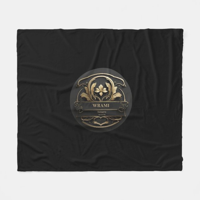 Wrami Logo, Designed by Kay Uwe Rott Fleecefilt (Framsidan (Horisontell))