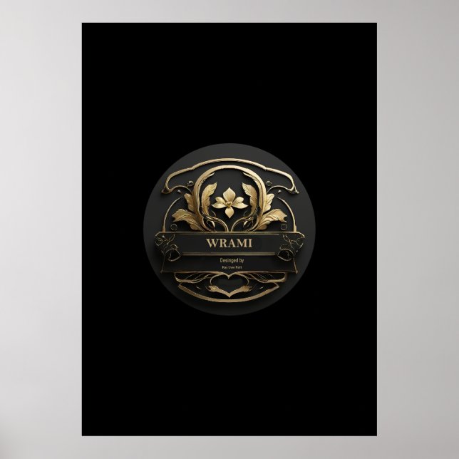 Wrami Logo, Designed by Kay Uwe Rott Poster (Framsidan)