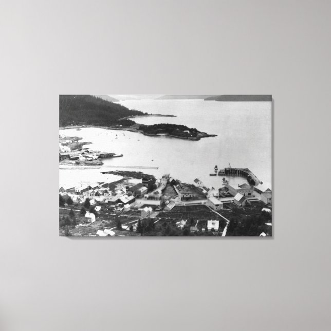 Wrangell kommun, Alaska-fotografi Canvastryck (Framsida)