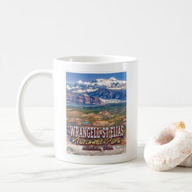 WRANGELL SAINT ELIAS NATIONAL PARK - ALASKA USA KAFFEMUGG (Med munk)