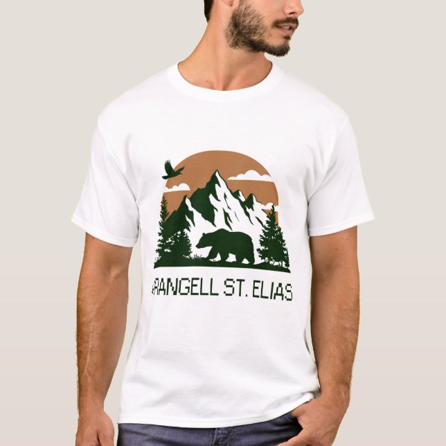 Wrangell St. Elias - Alaska T Shirt (Framsida)