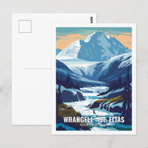 Wrangell St Elias National Park Alaska USA Vykort