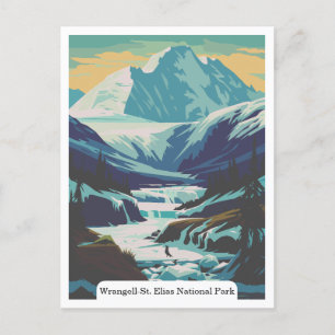 Wrangell-St. Elias National Park, Alaska, USA Vykort