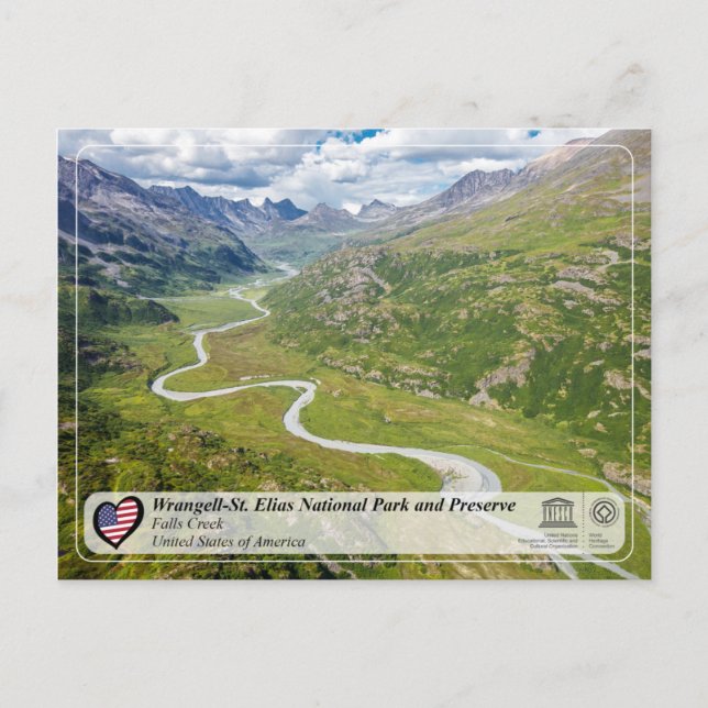 Wrangell-St. Elias National Park och Preserve Vykort (Framsida)