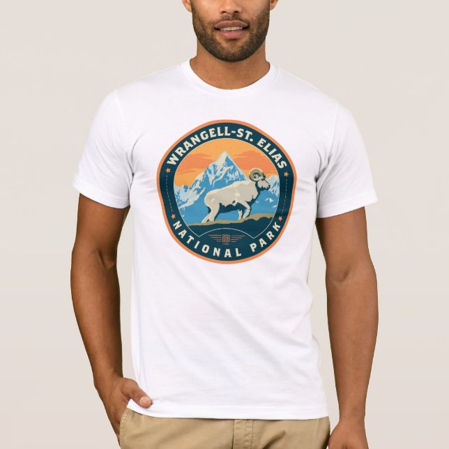 Wrangell-St Elias National Park T Shirt (Framsida)