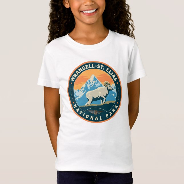 Wrangell-St Elias National Park T Shirt (Framsida)