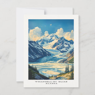 Wrangell-St. Elias National Park Travel-vykort Vykort