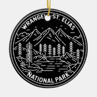 Wrangell St Elias nationalpark Alaska Monoline