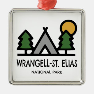 Wrangell-St. Elias nationalpark Julgransprydnad Metall