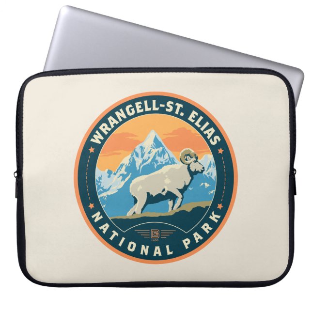 Wrangell-St Elias nationalpark Laptop Fodral (Framsidan)