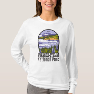 Wrangell St Elias nationalpark Nizina Sjö Alaska T Shirt
