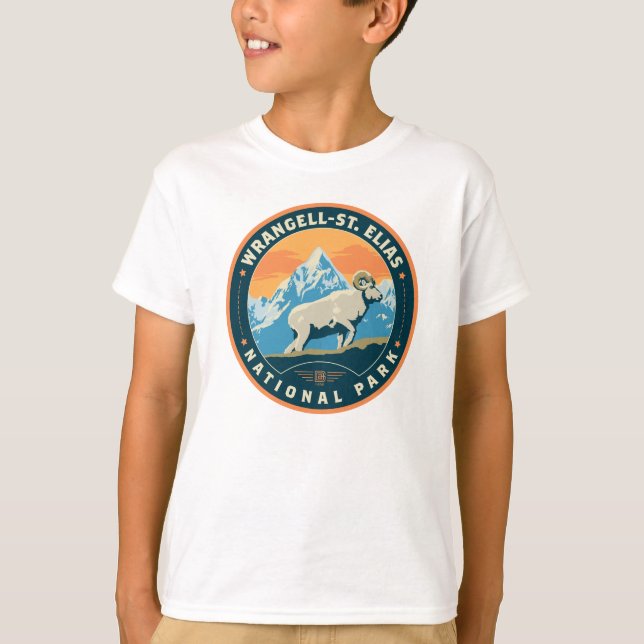 Wrangell-St Elias nationalpark T Shirt (Framsida)