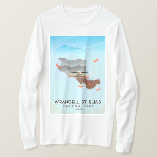 Wrangell-St. Elias nationalparkAlaska affisch T Shirt