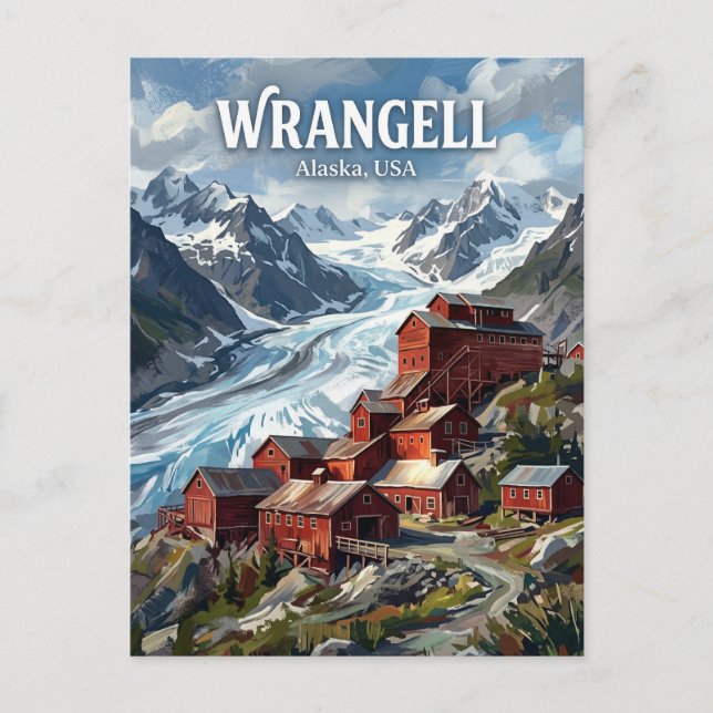 Wrangell-St. Elias USA Vykort (Framsida)