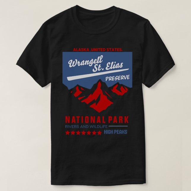 WrangellSt Elias nationalpark TShirt 2 T Shirt (Design framsida)
