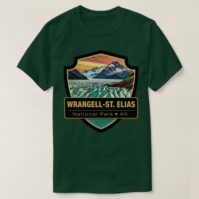 WrangellSt Elias nationalpark TShirt T Shirt (Design framsida)