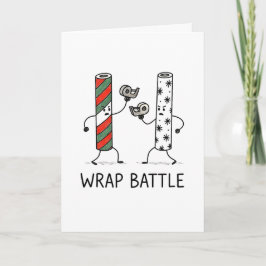 Wrap Battle - Rolig julkort Helgkort