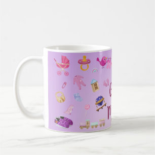 Wrap Coffee Mugg Design för Anpassningsbar i Mamma