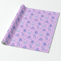 Wrap från Lilac och Lila Dinosaur Gift