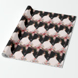 Wrap i African American Bride Möhippa Gift Wrap Presentpapper<br><div class="desc">Wrap i African American Bride Möhippa Gift</div>