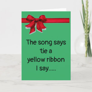 WRAP RED RIBBON RUNT DIG I CHRISTMAS MED KÄRLEK HELGKORT