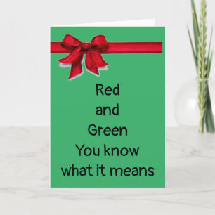 WRAP RED RIBBON RUNT DIG I CHRISTMAS MED KÄRLEK HELGKORT