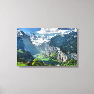 Wrapped Canvas Fine Art Print of Schweiz