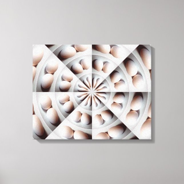 Wrapped Canvas för äggsamling (Framsida)