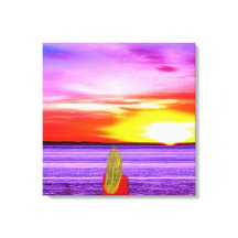 Wrapped Canvas - Höger här som väntar på dig