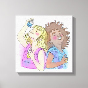 Wrapped Canvas Parfym Besties