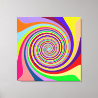 Wrapped Canvas Skriv ut med flera färgader