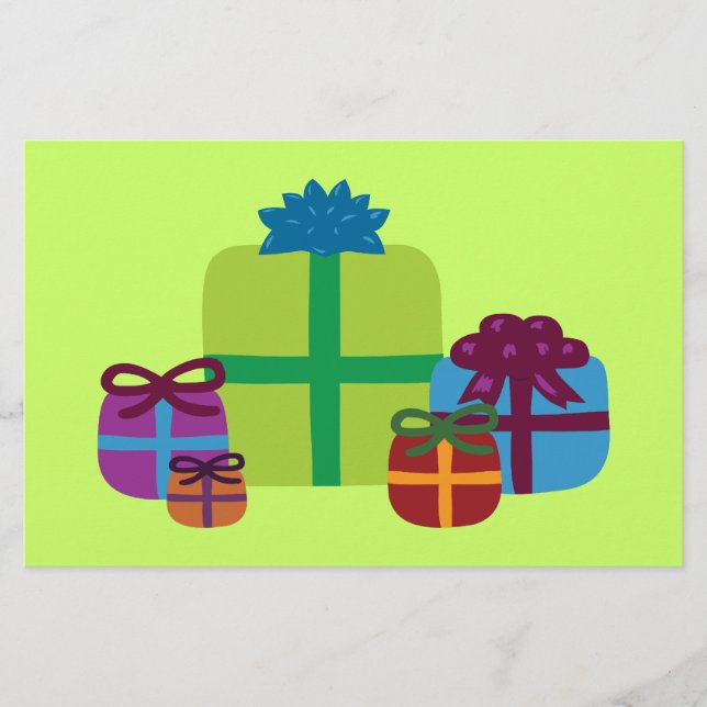 Wrapped Gifts Brevpapper (Framsida)