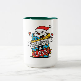 Wrapped in Love Christmas Två-Tonad Mugg