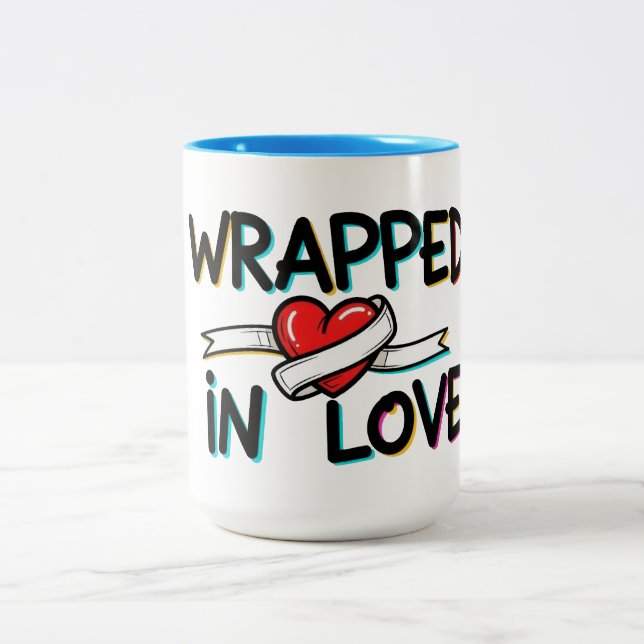 Wrapped in Love Två-Tonad Mugg (Center)