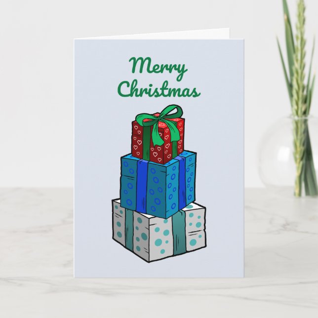 Wrapped Julklapp Helgkort (Framsida)