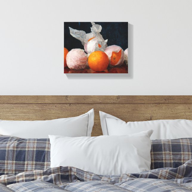Wrapped Oranges av William Joseph Mccloskey Canvastryck (Insitu (sovrum))
