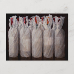 Wrapped Vin Flaskor 2010 Vykort