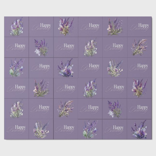 Wrapper för Lavender Design Gift Presentpapper (Söm)