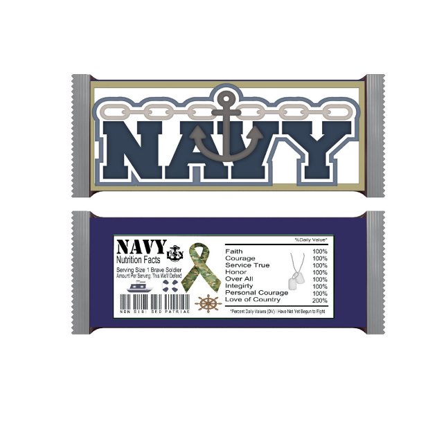 Wrapper för marinmilitärt Firande Candy Pub Anteckningsblock (Skapare uppladdad)