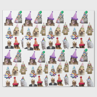 Wrapping paper birthday party  presentpapper