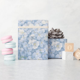 Wrapping Paper | Blue Hydrangea Flowers Gift Wrap Presentpapper