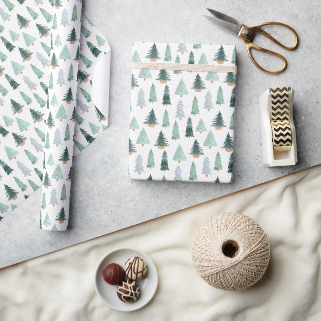 Wrapping Paper - Christmas Pattern Presentpapper (Hantverk)