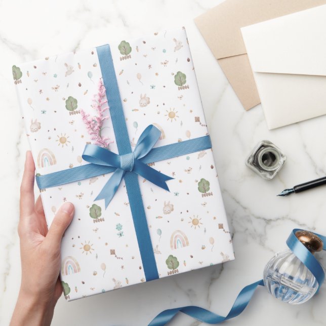 Wrapping Paper - Cute Little Animals Presentpapper (Gifting)